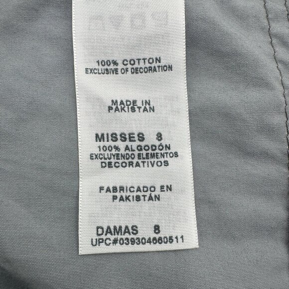 NWT Levi's Signature Gray Mid Rise Misses Shorts Size 8 - Picture 6 of 9